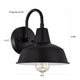 Chloe Lighting Ironclad Industrial 1 Light Textured Black Indoor Wall Sconce 9’’ Wide CHL-CH2D701BK09-WS1