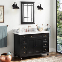 Black finish, white painted inside of shade