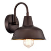 Ironclad Industrial 1 Light Oil Rubbed Bronze Indoor Wall Sconce 9" Wide