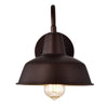 Ironclad Industrial 1 Light Oil Rubbed Bronze Indoor Wall Sconce 9’’ Wide CHL-CH2D701LB09-WS1
