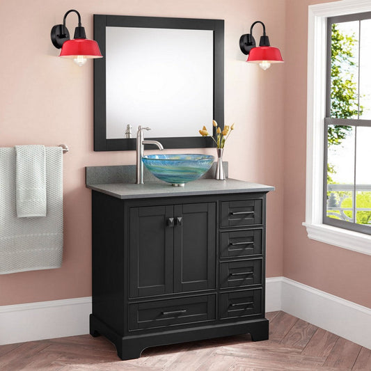 Chloe Lighting Ironclad Industrial 1 Light Matte Black Indoor Wall Sconce 9" Wide