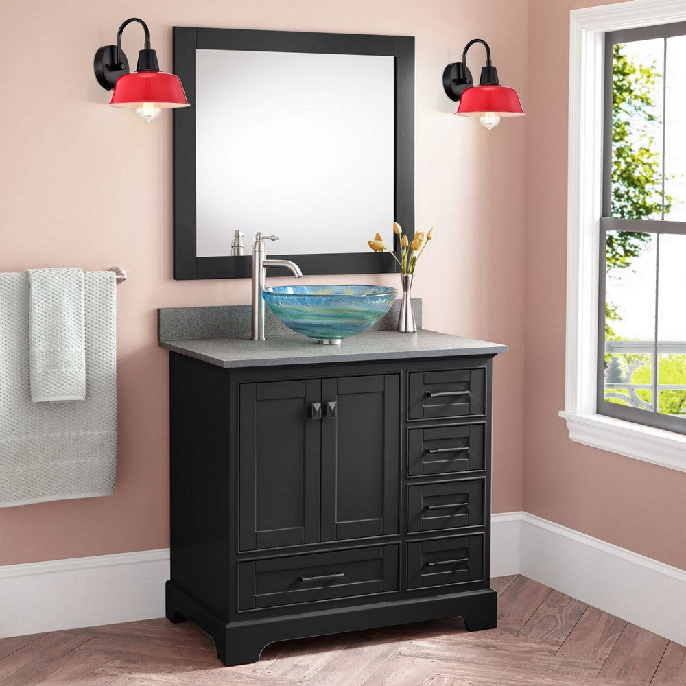 Chloe Lighting Ironclad Industrial 1 Light Matte Black Indoor Wall Sconce 9" Wide