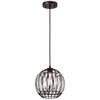 Chloe Lighting Eliana Transitional 1 Light Oil Rubbed Bronze Mini Pendant Ceiling Fixture 9’’ Wide CHL-CH2D801RB09-DP1