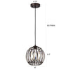 Chloe Lighting Eliana Transitional 1 Light Oil Rubbed Bronze Mini Pendant Ceiling Fixture 9’’ Wide CHL-CH2D801RB09-DP1