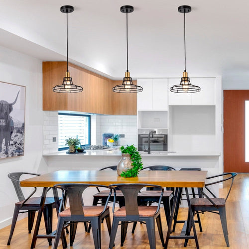 Gianna Transitional 1 Light Black And Burnished Brass Mini Pendant Ceiling Fixture 10" Wide