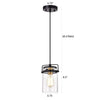 Chloe Lighting Nova Transitional 1 Light Textured Black Mini Pendant Ceiling Fixture 6’’ Wide CHL-CH2D805BK06-DP1