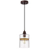 Chloe Lighting Brielle Transitional 1 Light Oil Rubbed Bronze Mini Pendant Ceiling Fixture 6’’ Wide CHL-CH2D806RB06-DP1