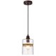 Chloe Lighting Brielle Transitional 1 Light Oil Rubbed Bronze Mini Pendant Ceiling Fixture 6" Wide