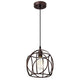 Ironclad Industrial 1 Light Oil Rubbed Bronze Mini Pendant Ceiling Fixture 10’’ Wide CHL-CH2D808RB10-DP1