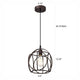 Ironclad Industrial 1 Light Oil Rubbed Bronze Mini Pendant Ceiling Fixture 10’’ Wide CHL-CH2D808RB10-DP1