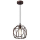 Ironclad Industrial 1 Light Oil Rubbed Bronze Mini Pendant Ceiling Fixture 10" Wide