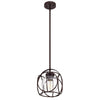 Chloe Lighting Rylee Transitional 1 Light Oil Rubbed Bronze Mini Pendant Ceiling Fixture 10’’ Wide CHL-CH2D810RB10-DP1