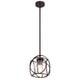 Chloe Lighting Rylee Transitional 1 Light Oil Rubbed Bronze Mini Pendant Ceiling Fixture 10" Wide