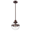 Chloe Lighting Roan Transitional 1 Light Oil Rubbed Bronze Mini Pendant Ceiling Fixture 9’’ Wide CHL-CH2D828RB09-DP1