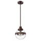Chloe Lighting Roan Transitional 1 Light Oil Rubbed Bronze Mini Pendant Ceiling Fixture 9’’ Wide CHL-CH2D828RB09-DP1