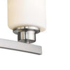AALIYAH Contemporary 4 Light Brushed Nickel Opal White Glass 32’’ Wide CHL-CH2R009BN32-BL4