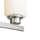 AALIYAH Contemporary 4 Light Brushed Nickel Opal White Glass 32’’ Wide CHL-CH2R009BN32-BL4