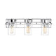 Lighting RAELYN Contemporary 3 Light Chrome Bath Vanity Fixture 22’’ Width CHL-CH2R107CM22-BL3