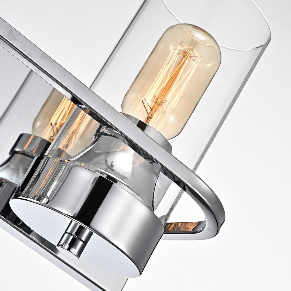 Lighting RAELYN Contemporary 3 Light Chrome Bath Vanity Fixture 22’’ Width CHL-CH2R107CM22-BL3