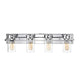 Lighting RAELYN Contemporary 4 Light Chrome Bath Vanity Fixture 30’’ Width CHL-CH2R107CM30-BL4