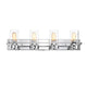 Lighting RAELYN Contemporary 4 Light Chrome Bath Vanity Fixture 30’’ Width CHL-CH2R107CM30-BL4