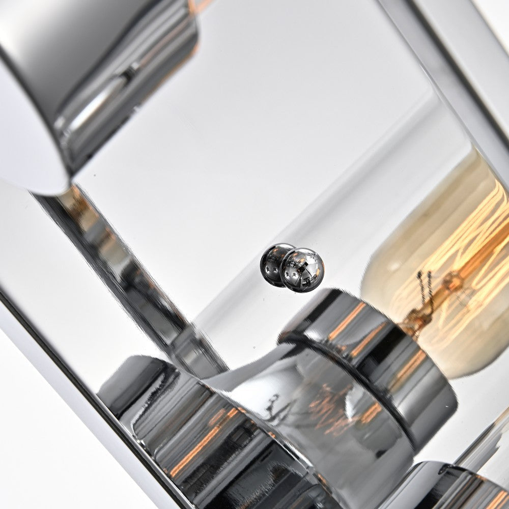 Lighting RAELYN Contemporary 4 Light Chrome Bath Vanity Fixture 30’’ Width CHL-CH2R107CM30-BL4