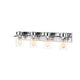 Lighting RAELYN Contemporary 4 Light Chrome Bath Vanity Fixture 30" Width