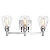 Chloe Lighting Hudson Transitional 3 Light Chrome Bath Vanity Fixture 23’’ Wide CHL-CH2R117CM23-BL3