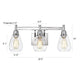 Chloe Lighting Hudson Transitional 3 Light Chrome Bath Vanity Fixture 23’’ Wide CHL-CH2R117CM23-BL3