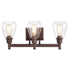 Chloe Lighting Hudson Transitional 3 Light Oil Rubbed Bronze Bath Vanity Fixture 23’’ Wide CHL-CH2R117RB23-BL3