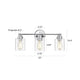 Chloe Lighting Karson Transitional 3 Light Chrome Bath Vanity Fixture 23’’ Wide CHL-CH2R119CM23-BL3