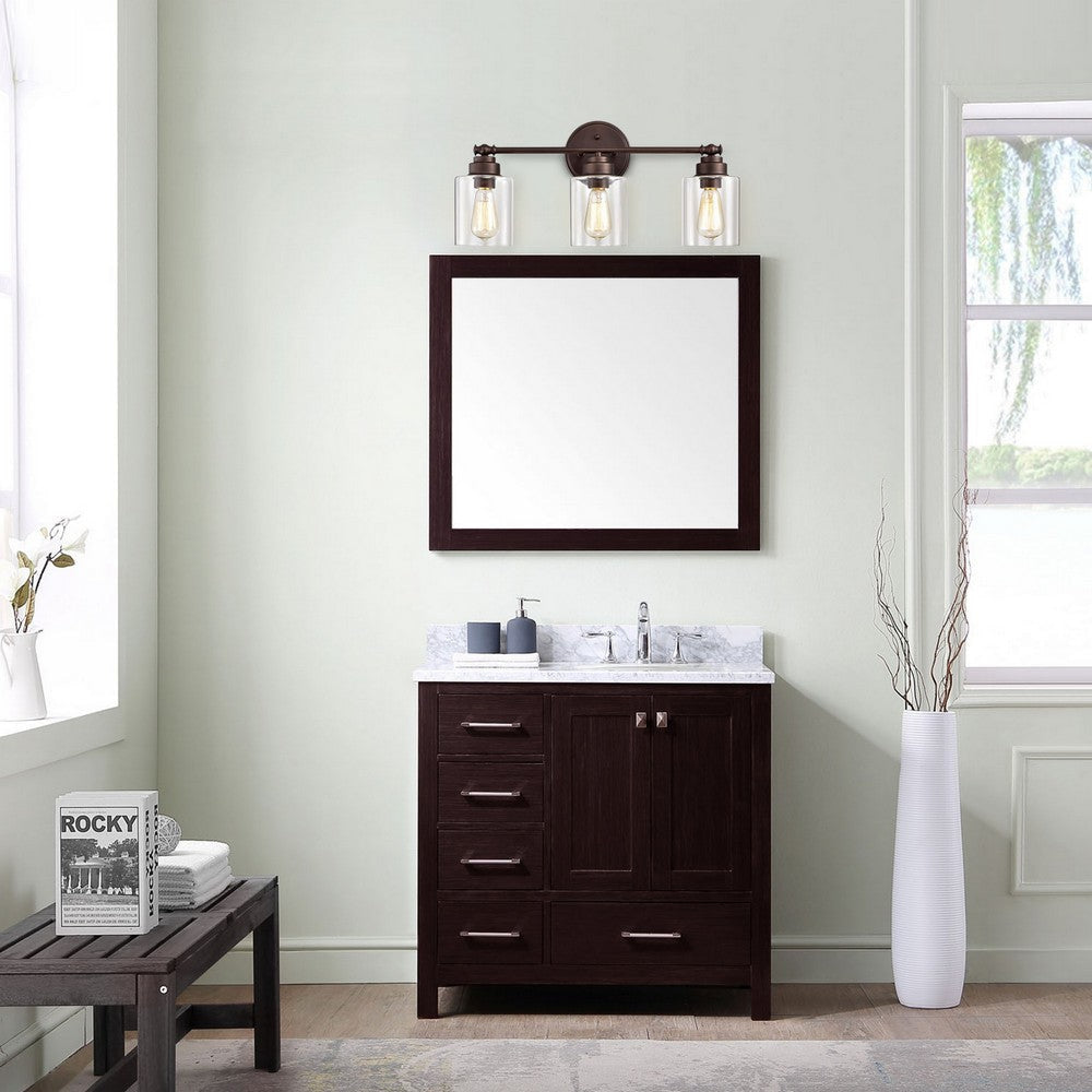 Chloe Lighting Karson Transitional 3 Light Oil Rubbed Bronze Bath Vanity Fixture 23’’ Wide CHL-CH2R119RB23-BL3