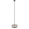 Contemporary 6 Light Metal 16’’ Ceiling Pendant with Crystal Accents Silver CHL-CH2R123RB16-UP6