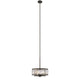 Contemporary 6 Light Metal 16’’ Ceiling Pendant with Crystal Accents Silver CHL-CH2R123RB16-UP6