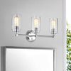 Lighting JOYCE Contemporary 3 Light Chrome Bath Vanity Fixture 23" Width