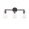 Lighting JOYCE Contemporary 3 Light Rubbed Bronze Bath Vanity Fixture 23’’ Width CHL-CH2R127RB23-BL3