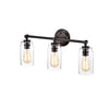 Lighting JOYCE Contemporary 3 Light Rubbed Bronze Bath Vanity Fixture 23" Width