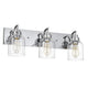 Chloe Lighting Thierry Transitional 3 Light Chrome Bath Vanity Fixture 24’’ Wide CHL-CH2R128CM24-BL3