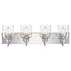 Chloe Lighting Thierry Transitional 4 Light Chrome Bath Vanity Fixture 30 ’ Wide CHL-CH2R128CM30-BL4