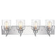 Chloe Lighting Thierry Transitional 4 Light Chrome Bath Vanity Fixture 30 ’ Wide CHL-CH2R128CM30-BL4