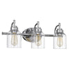 Chloe Lighting Adair Transitional 3 Light Chrome Bath Vanity Fixture 24’’ Wide CHL-CH2R147CM24-BL3
