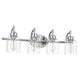 Chloe Lighting Adair Transitional 4 Light Chrome Bath Vanity Fixture 30’’ Wide CHL-CH2R147CM30-BL4