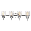 Chloe Lighting Adair Transitional 4 Light Chrome Bath Vanity Fixture 30’’ Wide CHL-CH2R147CM30-BL4