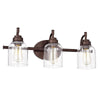 Chloe Lighting Adair Transitional 3 Light Oil Rubbed Bronze Bath Vanity Fixture 24’’ Wide CHL-CH2R147RB24-BL3
