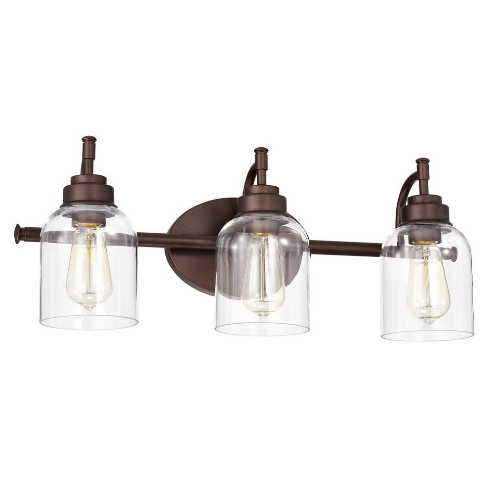 Chloe Lighting Adair Transitional 3 Light Oil Rubbed Bronze Bath Vanity Fixture 24’’ Wide CHL-CH2R147RB24-BL3