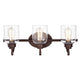 Chloe Lighting Adair Transitional 3 Light Oil Rubbed Bronze Bath Vanity Fixture 24’’ Wide CHL-CH2R147RB24-BL3