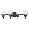 Chloe Lighting Adair Transitional 4 Light Oil Rubbed Bronze Bath Vanity Fixture 30’’ Wide CHL-CH2R147RB30-BL4