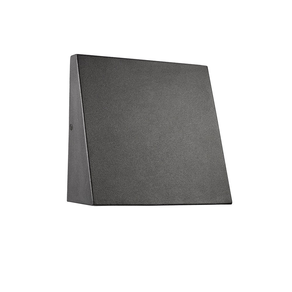 Lighting BRONX Contemporary LED Light Textured Black Outdoor Wall Sconce 6’’ Tall CHL-CH2R901BK06-ODL