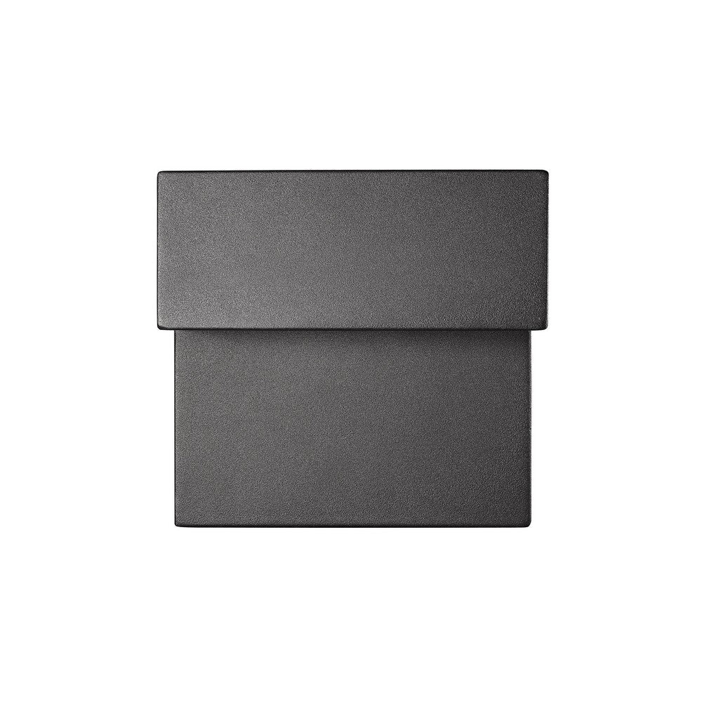 Lighting CAMPBELL Contemporary LED Light Textured Black Outdoor Wall Sconce 6’’ Tall CHL-CH2R902BK06-ODL