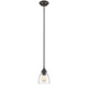 CHLOE Lighting ELISSA Transitional 1 Light Rubbed Bronze Ceiling Mini Pendant 6" Wide